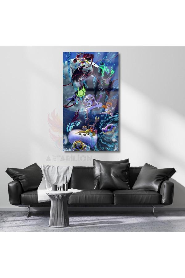 Cam Anime Tablosu One Piece Cam Hd Dijital Baskı Tablo Salon Dizi Film Tablosu - Image 1