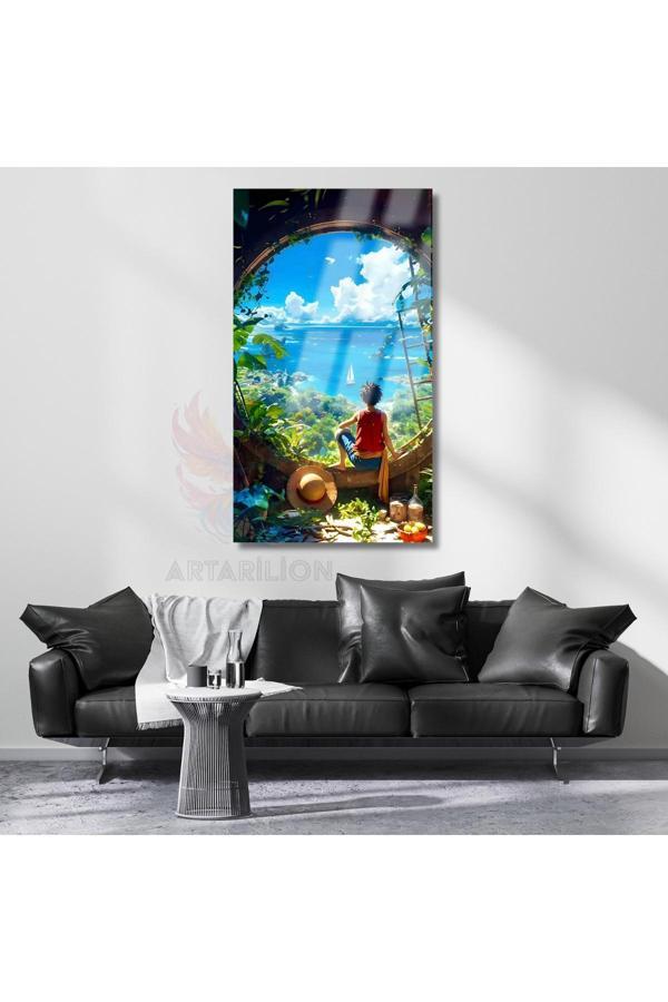 Cam Anime Tablosu One Piece Cam Hd Dijital Baskı Tablo Salon Tablosu - Image 1