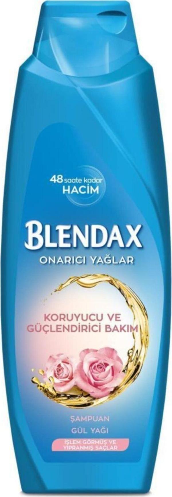 Blendax Koruyucu Ve Güçlendirici Bakım - Onarıcı Yağlar Gül Yağı Şampuan 500 ml - Image 1