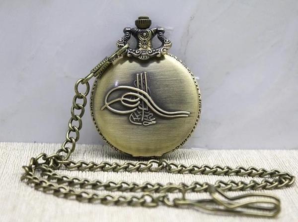 Osmanlı Tuğralı Köstekli Saat Alk3981 - Image 1