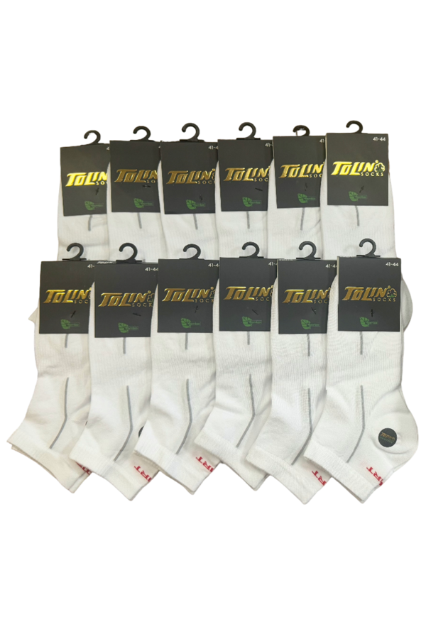 Erkek 12 li Bambu Patik Çorap Seti 10535 - Image 1