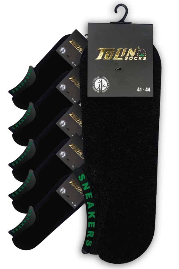 Erkek 12 li Bambu Sneakers Çorap Seti 10600 - Image 1