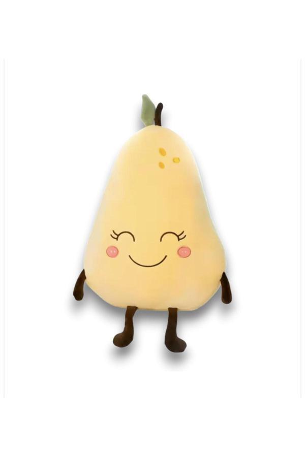 Sevimli Meyve Armut Peluş Oyuncak Hediyelik Uyku Arkadaşı 30 cm - Image 1