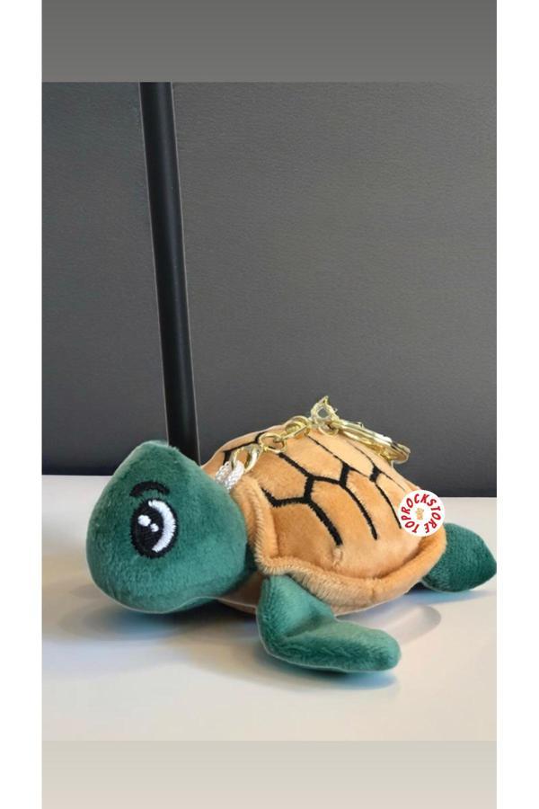 Sevimli Caretta Kaplumbağa Peluş Oyuncak Desenli Anahtarlık Hediyelik Uyku Arkadaşı 11 CM - Image 1