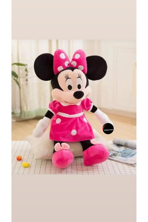Mickey Minnie Mouse Peluş Oyuncak Büyük Boy 50 Cm Hediyelik Uyku Arkadaşı - Image 1