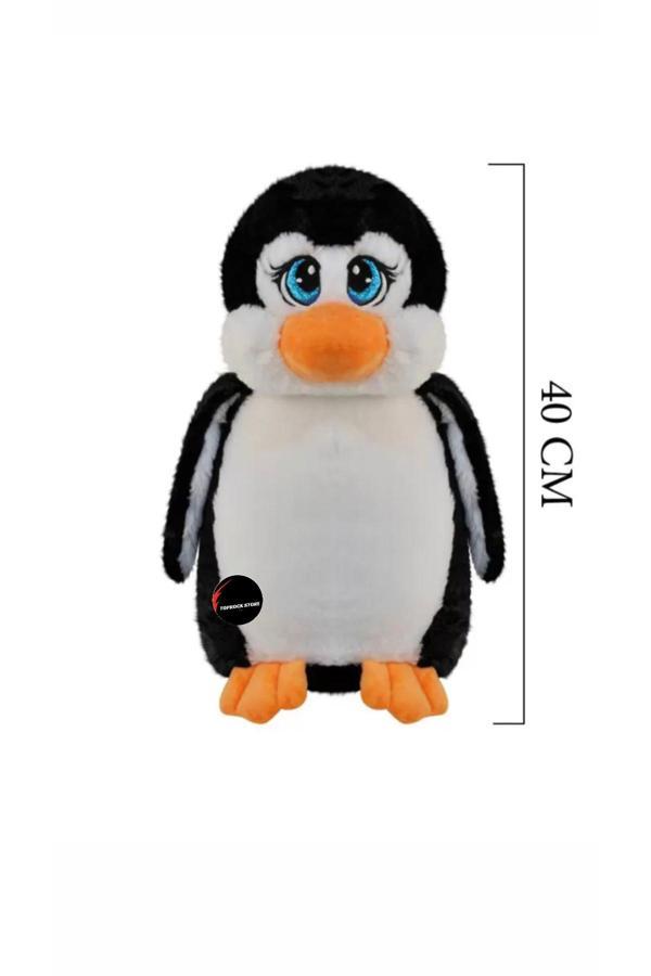 Penguen Peluş Oyuncak 40 Cm Ayakta Durabilen Tombul Penguen - Image 1