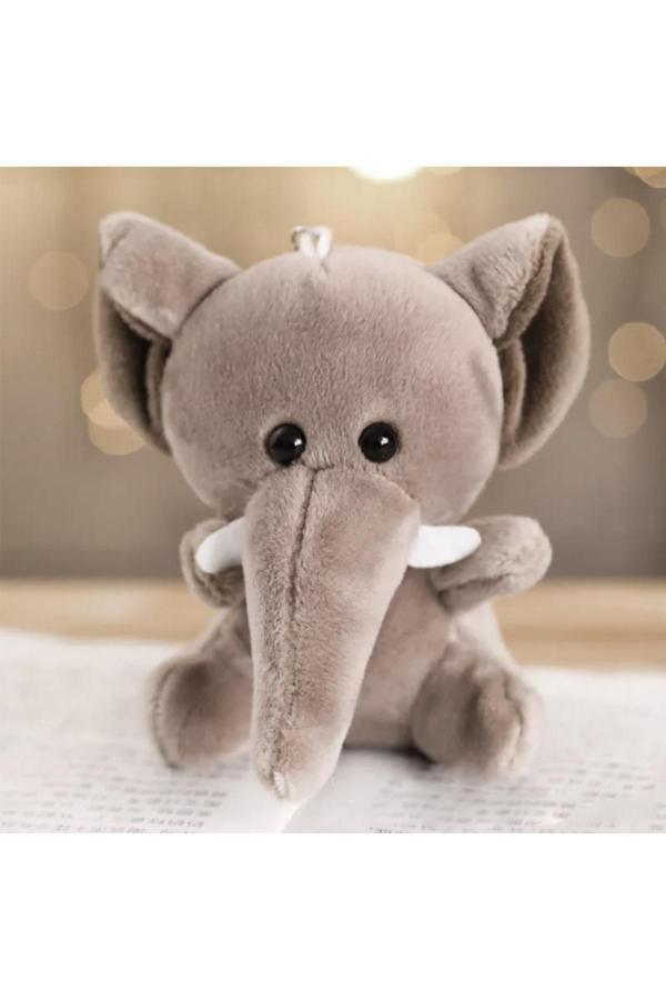 Sevimli Fil Peluş Oyuncak 12 Cm Mini Boy - Image 1