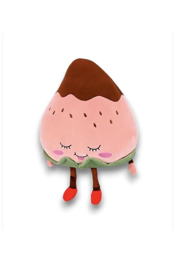 Sevimli Çilek Meyve Peluş Oyuncak Hediyelik Uyku Arkadaşı 27 Cm - Image 1