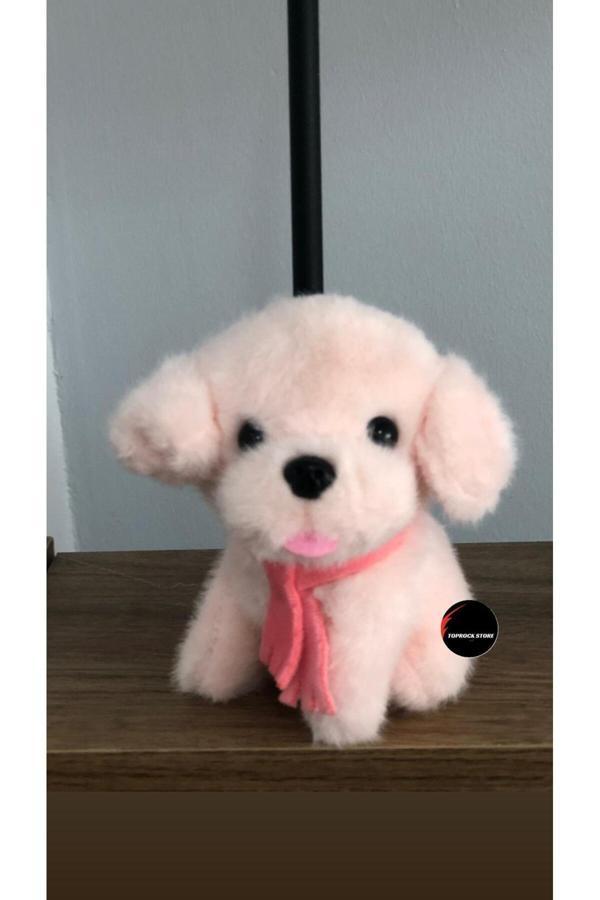 Sevimli Dil Çıkaran Köpek Peluş Oyuncak Anahtarlık Hediyelik Uyku Arkadaşı 15 Cm - Image 1