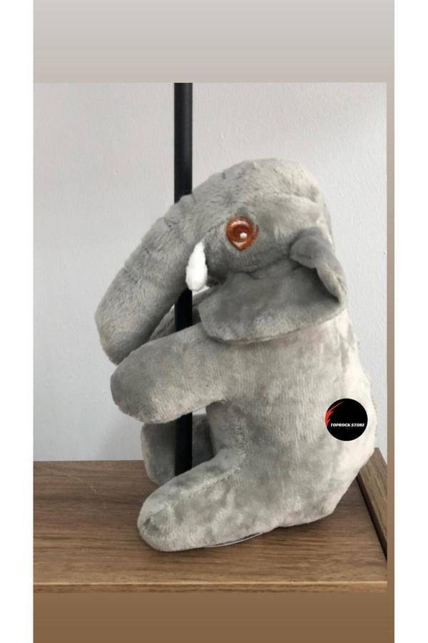 Sevimli Fil Peluş Oyuncak Uyku Arkadaşı Hediyelik Paluş 20 Cm - Image 1