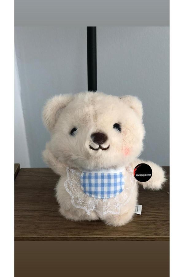 Sevimli Kıyafetli Ayıcık Peluş Oyuncak Anahtarlık Hediyelik Uyku Arkadaşı 15 Cm - Image 1