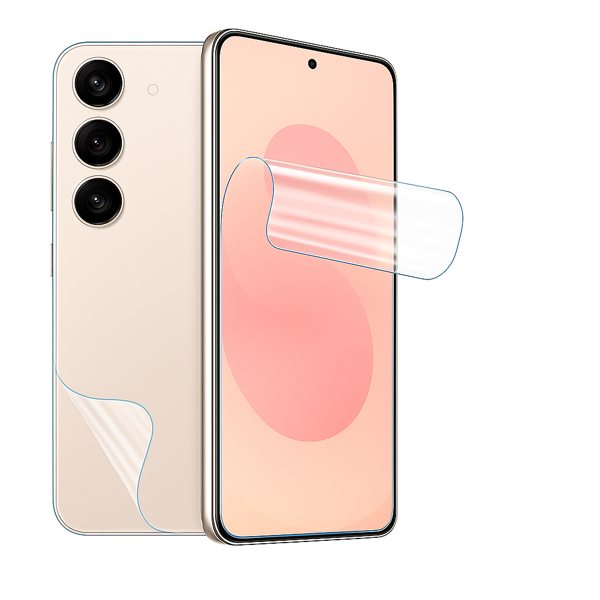 Oppo Reno14 F Ekran ve Arka Kapak Koruyucu Film Ön+Arka Hidrojel Nano Esnek Şeffaf - Image 1