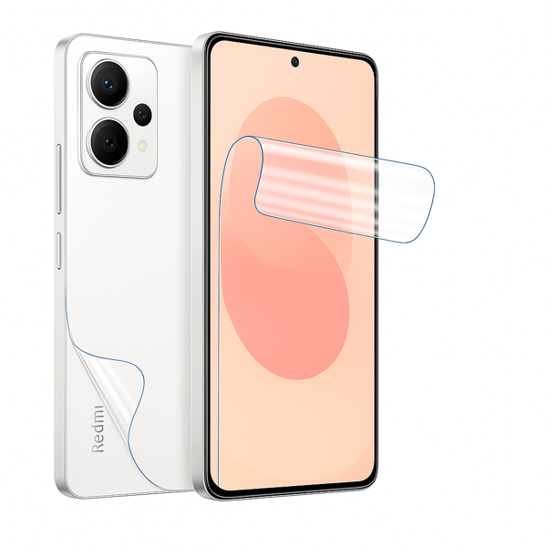 Redmi 15C Ekran ve Arka Kapak Koruyucu Film Ön+Arka Hidrojel Nano Esnek Şeffaf - Image 1