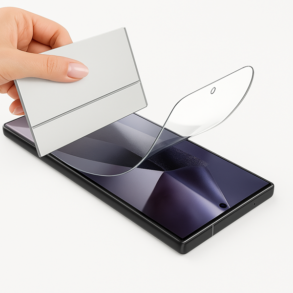 Samsung Galaxy S25 FE Ekran Koruyucu 9h 0.3mm Nano Esnek Şeffaf - Image 1