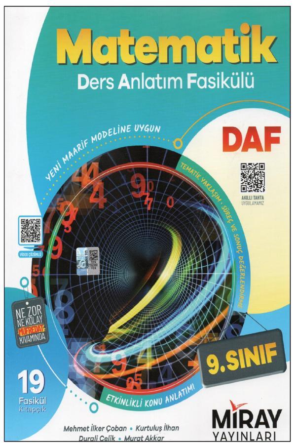 Miray 9. Sınıf Matematik Ders Anlatım Fasikülü - Miray Yayınları - Image 1