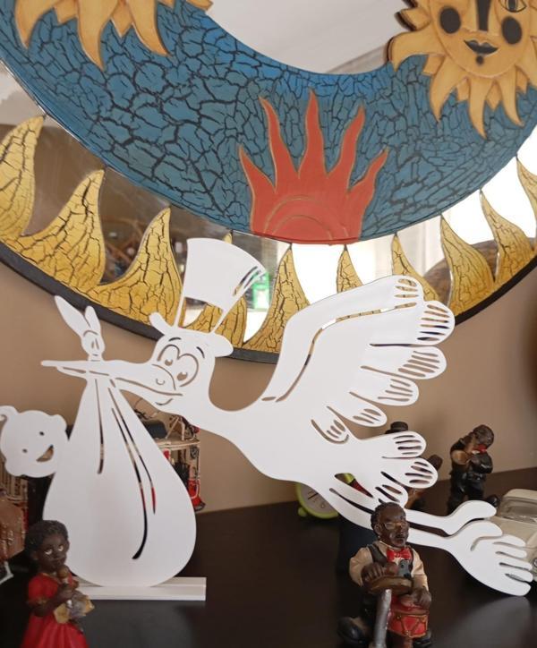 HOŞ GELDİN BEBEK LEYLEK KAPI VE MASA SÜSÜ - Image 1