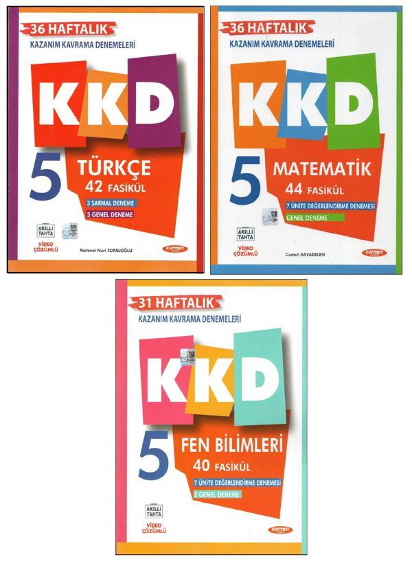 Kurmay KKD 5.Sınıf Türkçe+Matematik+Fen (3 Kitap) - Kurmay Yayınları - Image 1