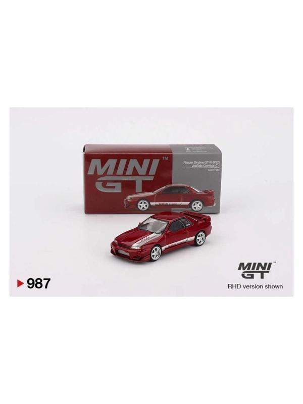 Mini GT 1/64 Nissan Skyline Gt-R (R32) Veilside Combat C-I Gem Red 987 - Image 1