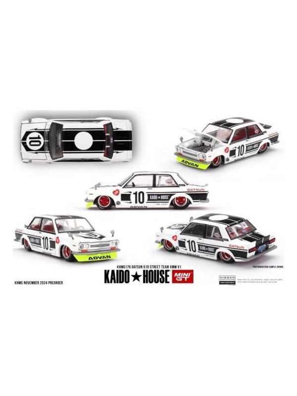 Mini GT Kaido House Datsun 510 Street Team Xmm V1 176 - Image 1