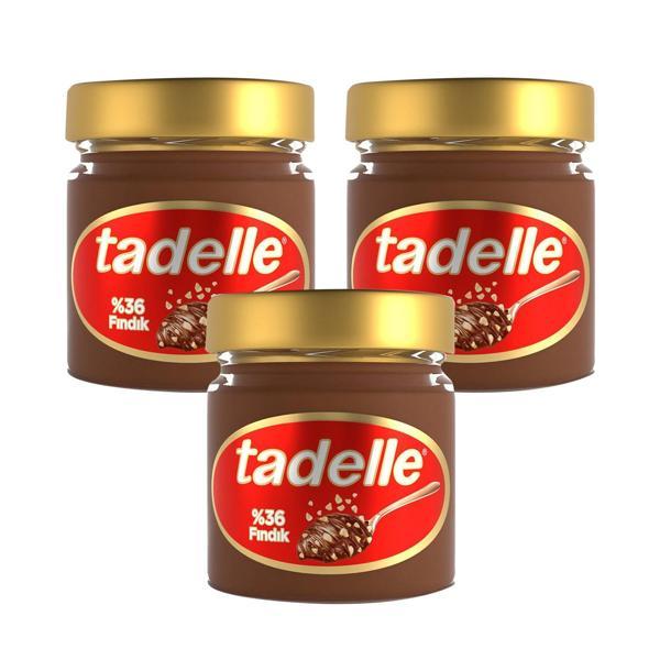 Tadelle Parça Fındıklı Kakaolu Fındık Ezmesi 200 Gr x 3 Adet - Image 1