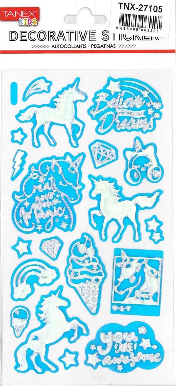 Tanex Puffy Parklak Unicorn Serisi TNX-27105 - Image 1