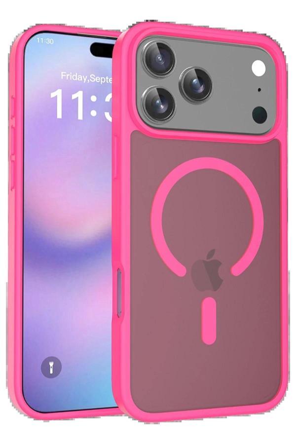 Apple iPhone 17 Pro Max Jota Magsafe Kapak - Rose-(5796) - Image 1