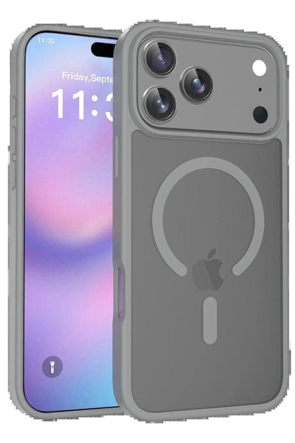 Apple iPhone 17 Pro Max Jota Magsafe Kapak - Titan Gri-(5796) - Image 1