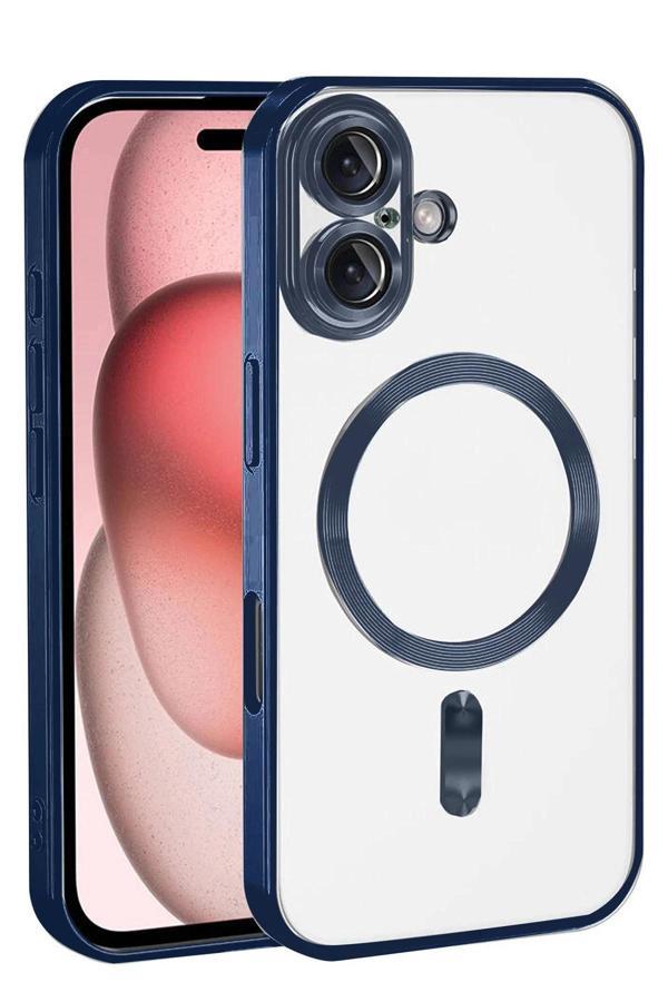 Apple iPhone 17 Kross Magneticsafe Kapak - Lacivert-(5796) - Image 1