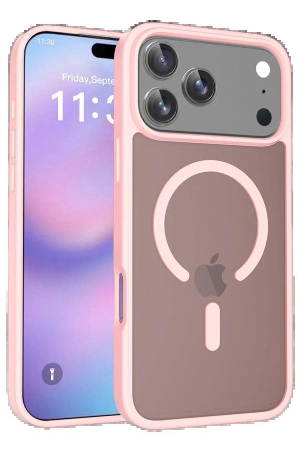 Apple iPhone 17 Pro Jota Magsafe Kapak - Pudra-(5796) - Image 1