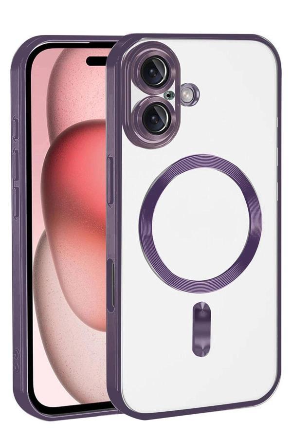 Apple iPhone 17 Kross Magneticsafe Kapak - Mor-(5796) - Image 1