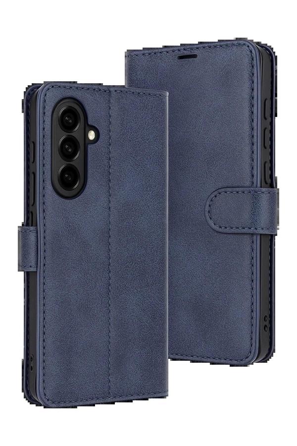 Samsung Galaxy S25 FE Trend S Plus Kapaklı Kılıf - Lacivert-(5796) - Image 1