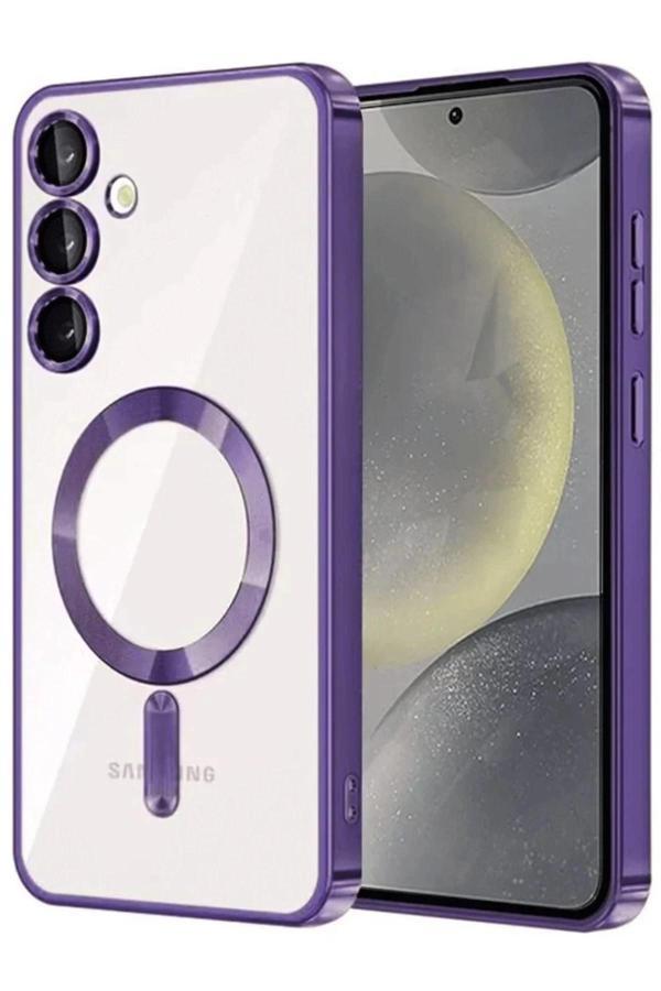 Samsung Galaxy A35 5G Kross Magneticsafe Kapak - Mor-(5796) - Image 1