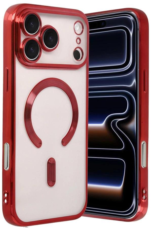 Apple iPhone 17 Pro Kross Magneticsafe Kapak - Kırmızı-(5796) - Image 1