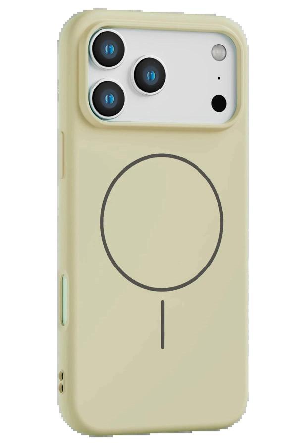 Apple iPhone 17 Pro Jully Magsafe Kapak - Bej-(5796) - Image 1