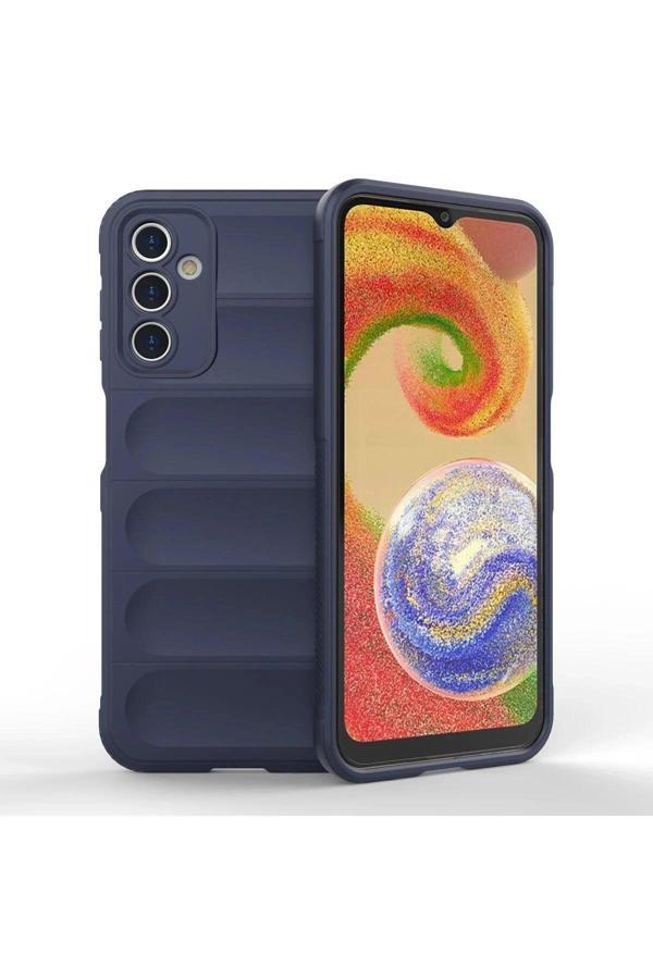 Samsung Galaxy A14 4G Kılıf Optimum Silikon - Lacivert-(5796) - Image 1