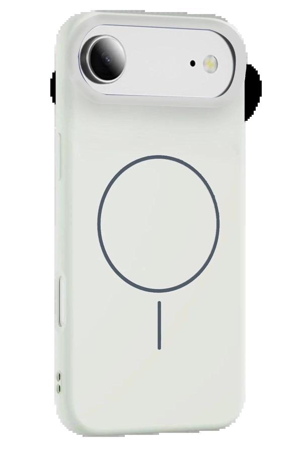 Apple iPhone 17 Air Jully Magsafe Kapak - Beyaz-(5796) - Image 1