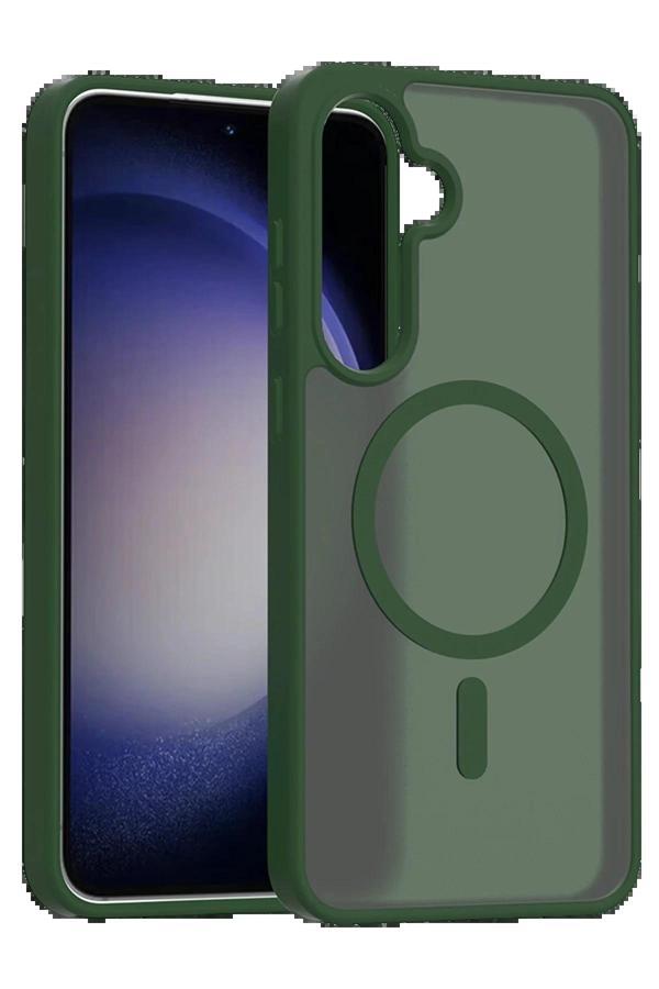 Samsung Galaxy A26 Jota Magsafe Kapak - Koyu Yeşil-(5796) - Image 1