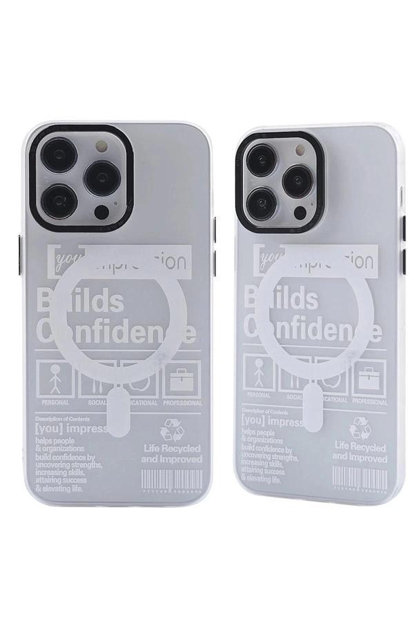 iPhone 13 Pro Kılıf Apollo Magneticsafe Desenli Kapak - Apollo Şeffaf - 4-(5796) - Image 1