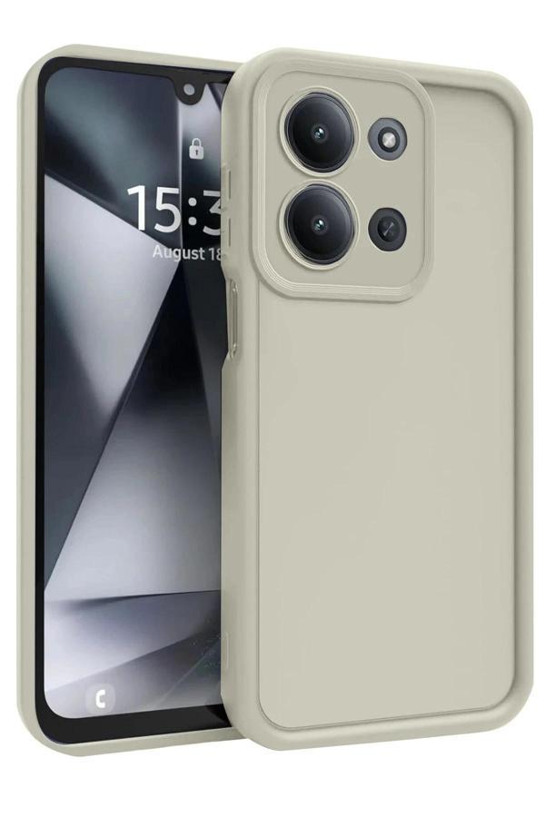 Xiaomi Redmi 15C 4G Viera Silikon - Krem-(5796) - Image 1