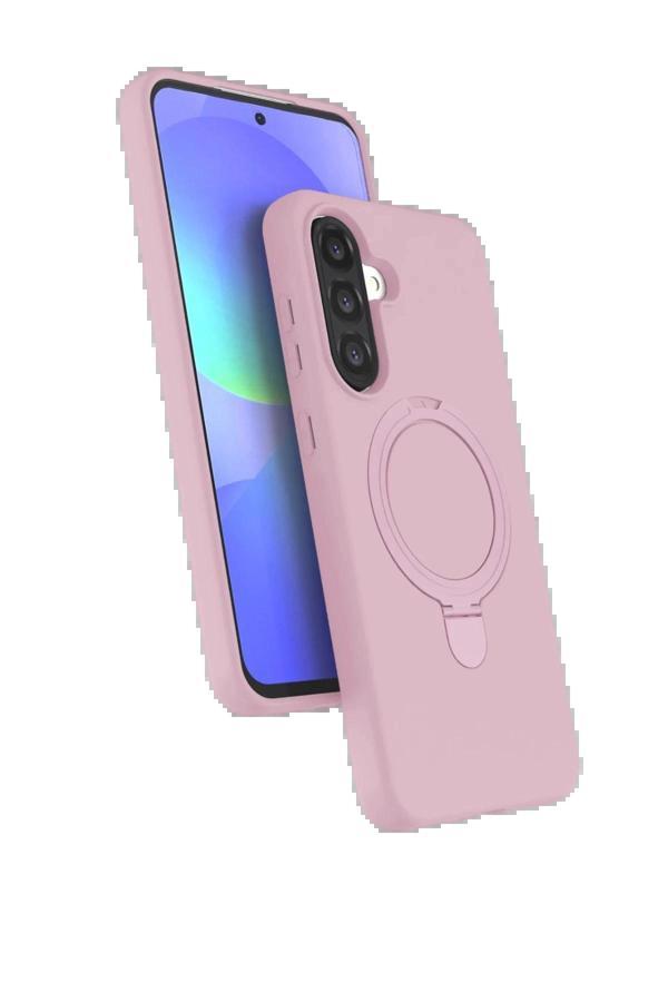 Samsung Galaxy A17 5G Regal Magsafe Standlı Kapak - Açık Pembe-(5796) - Image 1