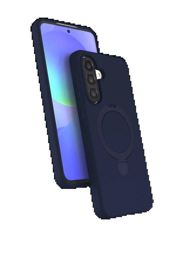 Samsung Galaxy A17 5G Regal Magsafe Standlı Kapak - Lacivert-(5796) - Image 1