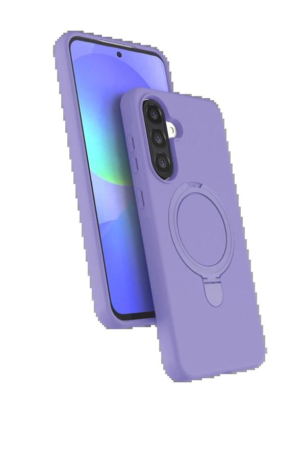 Samsung Galaxy A17 5G Regal Magsafe Standlı Kapak - Lila-(5796) - Image 1