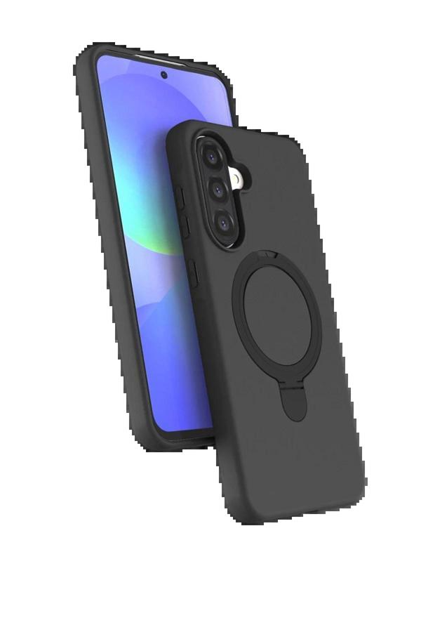 Samsung Galaxy A17 5G Regal Magsafe Standlı Kapak - Siyah-(5796) - Image 1