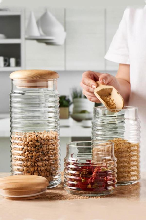 Paşabahçe 3'Lü Babylon Kavanoz Seti 1500cc-1120cc-665cc - Image 1