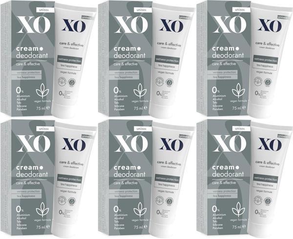 XO Krem Deodorant 75ML Unisex Care & Effective Parfümlü (6 Lı Set) - Image 1