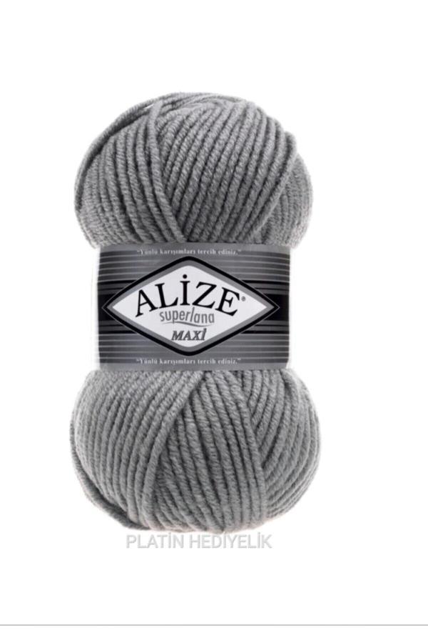 Alize Superlana Maxi El Örü İplikleri Yelek Hırka İpi Atkı Kazak İpliği 87 5 Adet - Image 1