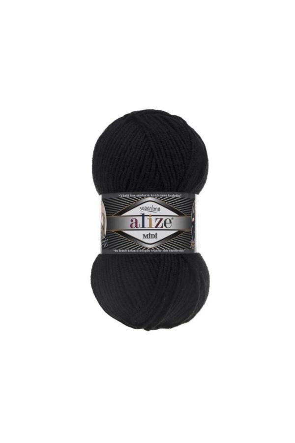 Alize Superlana Mıdı 60 ( 5 Adet X 100 Gr.) El Örgü Ipi - Image 1