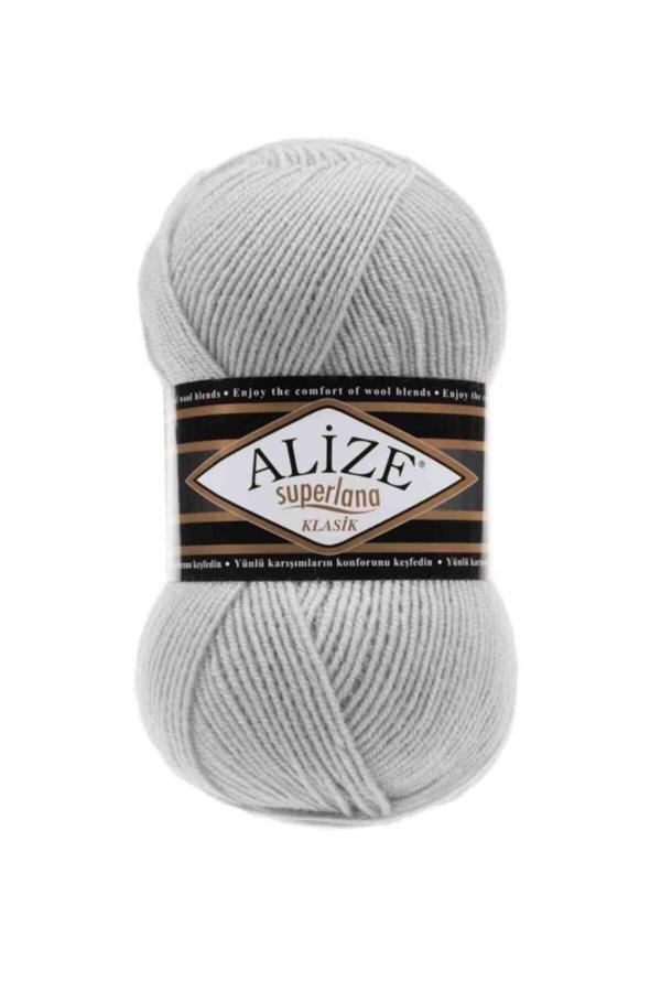 Alize 5 Adet ) Superlana Klasik 168 Kabuk El Örgü Iplikleri Yelek Hırka Ipi Atkı Kazak Ipliği - Image 1
