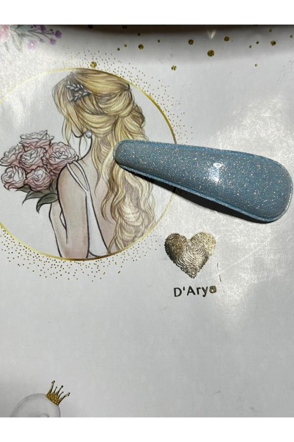 Darya Dd455 Mavi Simli Çıtçıt Toka - Image 1