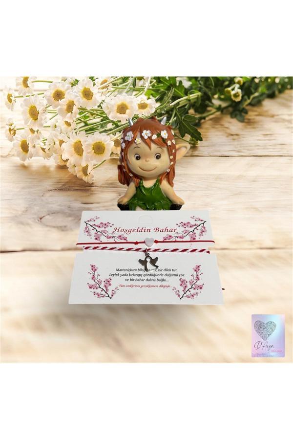 Darya Dd81 Marteniçka Martenista Dilek Bilekliği Halhal Kırmızı Bileklik - Image 1